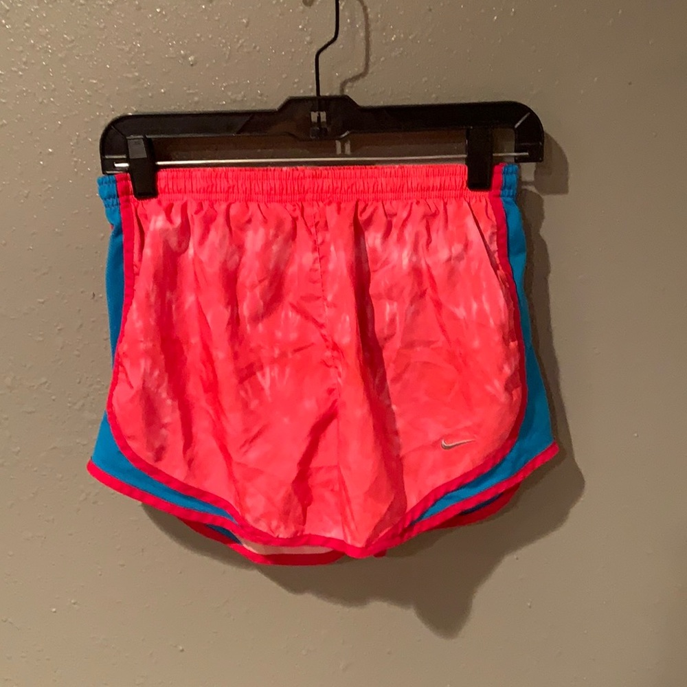 Pink and Blue Nike shorts